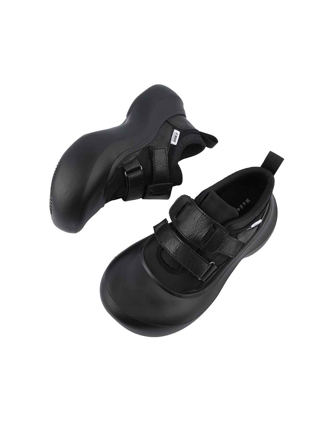 Triple-Strap Sculpted Platform Shoes - View 18