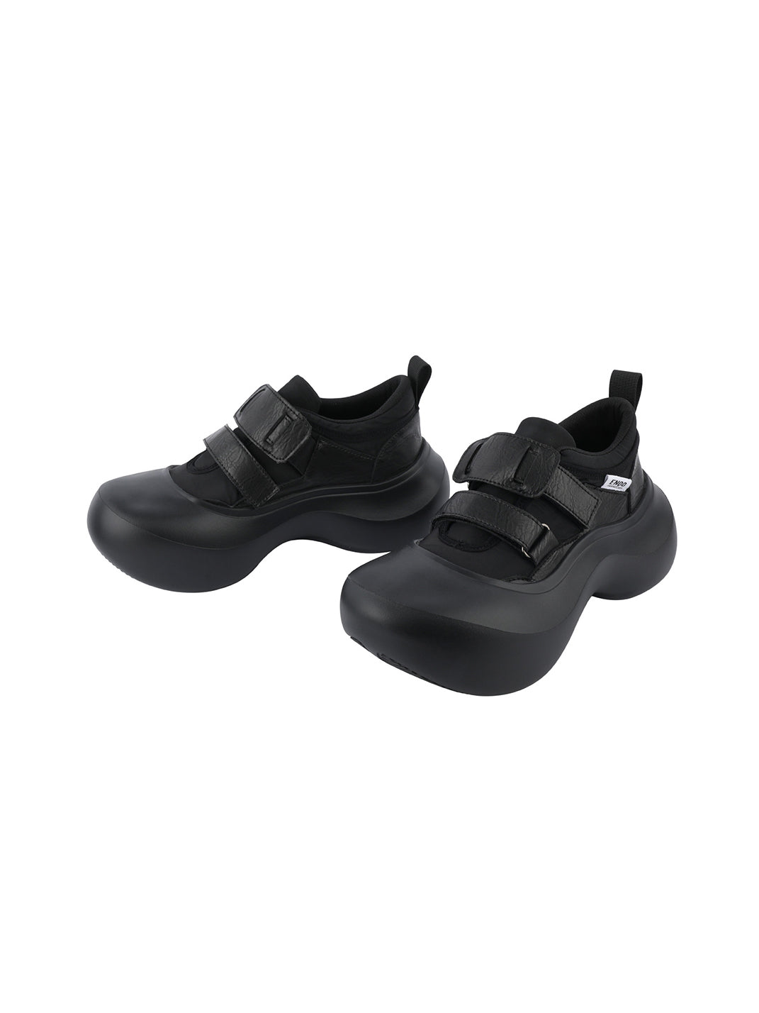 Triple-Strap Sculpted Platform Shoes - View 19