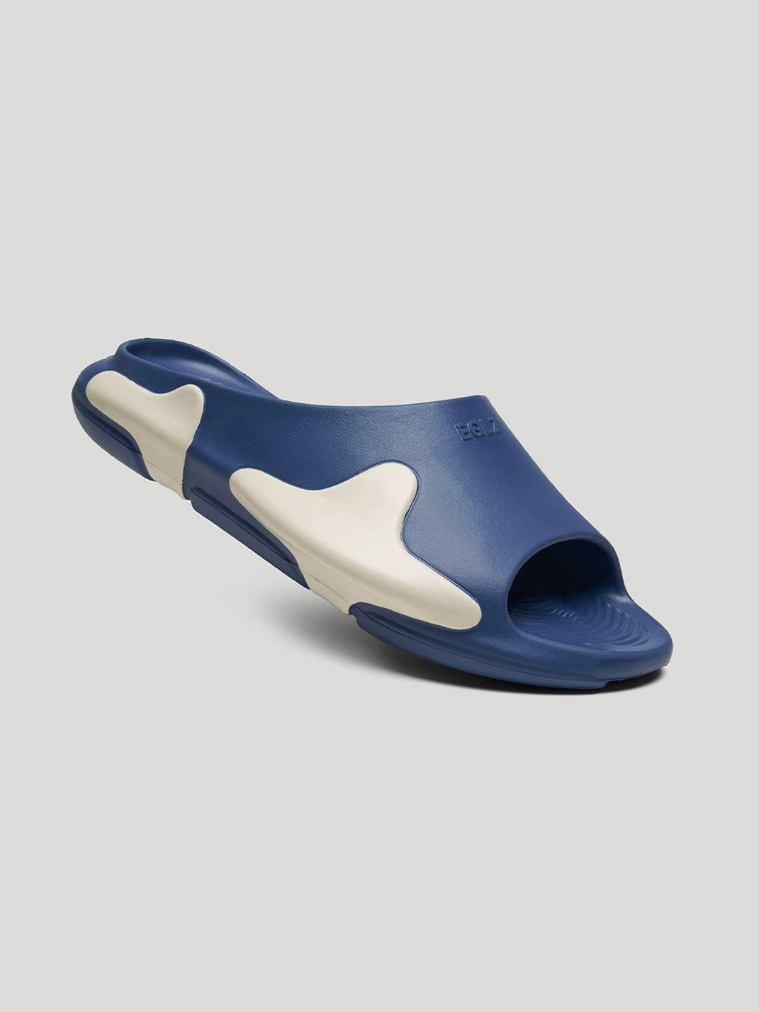 Sculpted Cloud Colorblock Slide Sandals - View 11