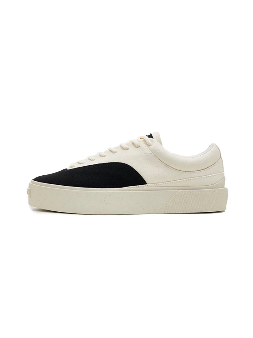 Two-Tone Platform Canvas Skate Shoes
