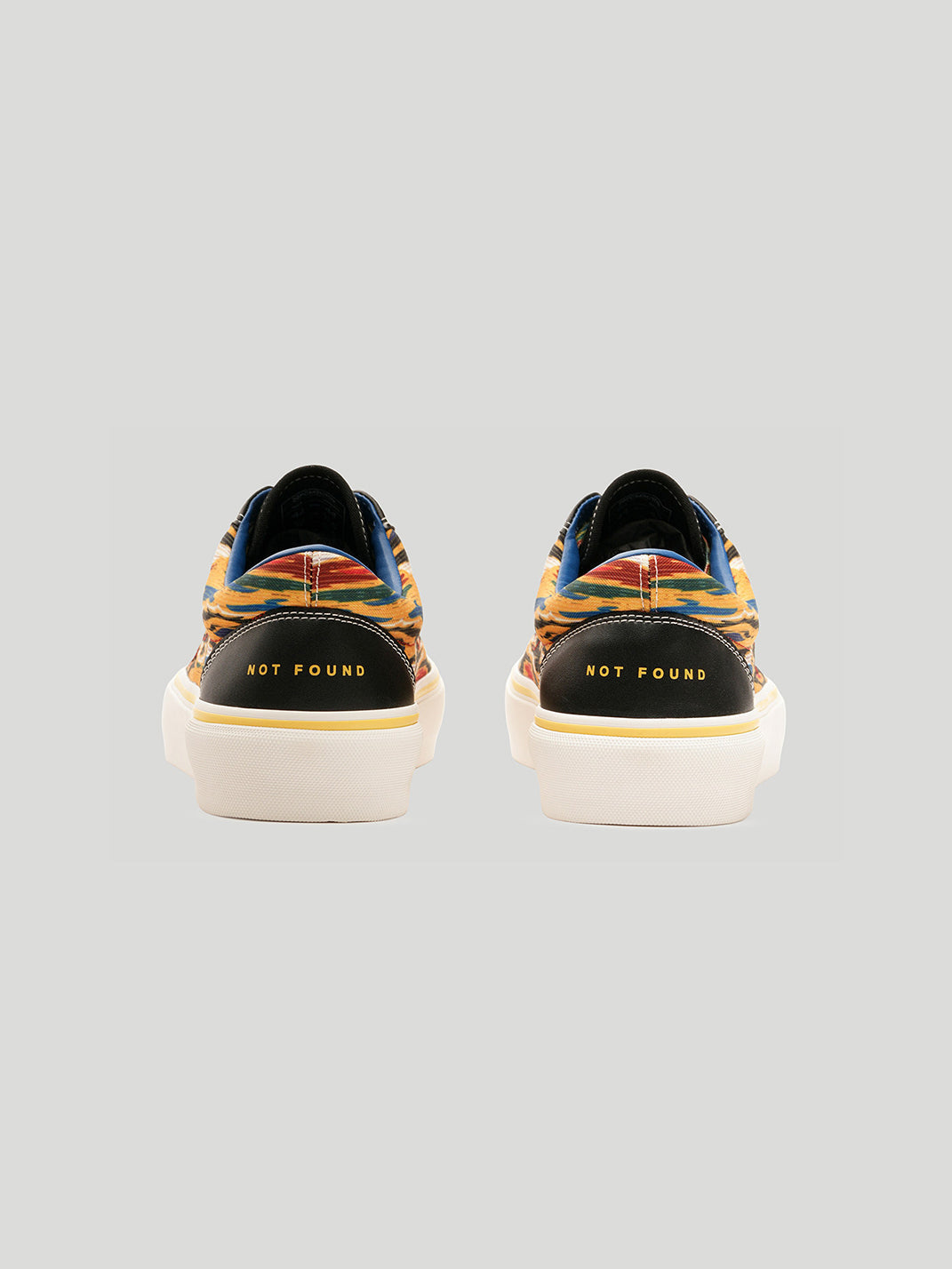 Adras Abstract-Print Canvas Skate Shoes - View 16