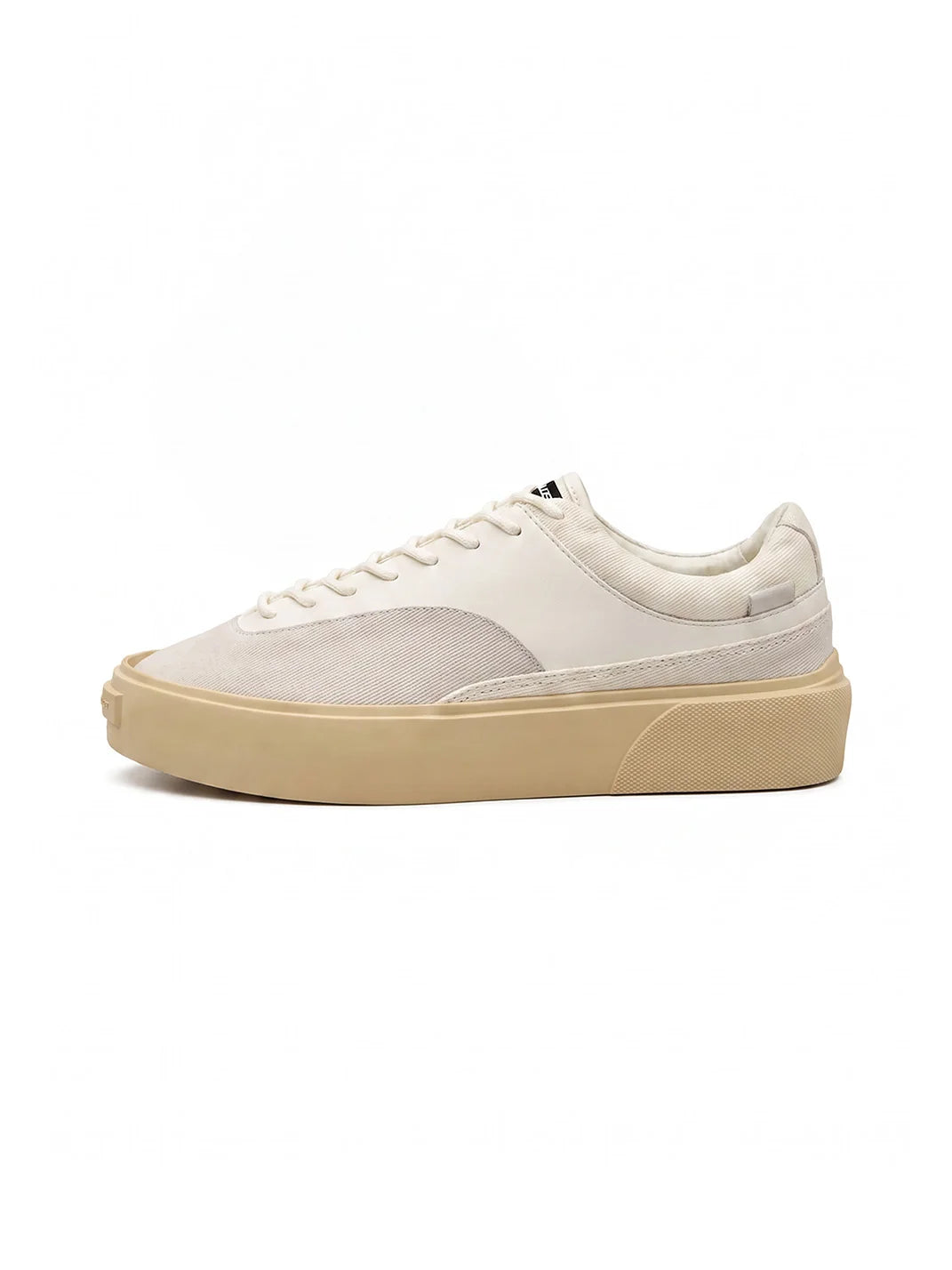 FAULT22 Neutral Platform Canvas Trainers