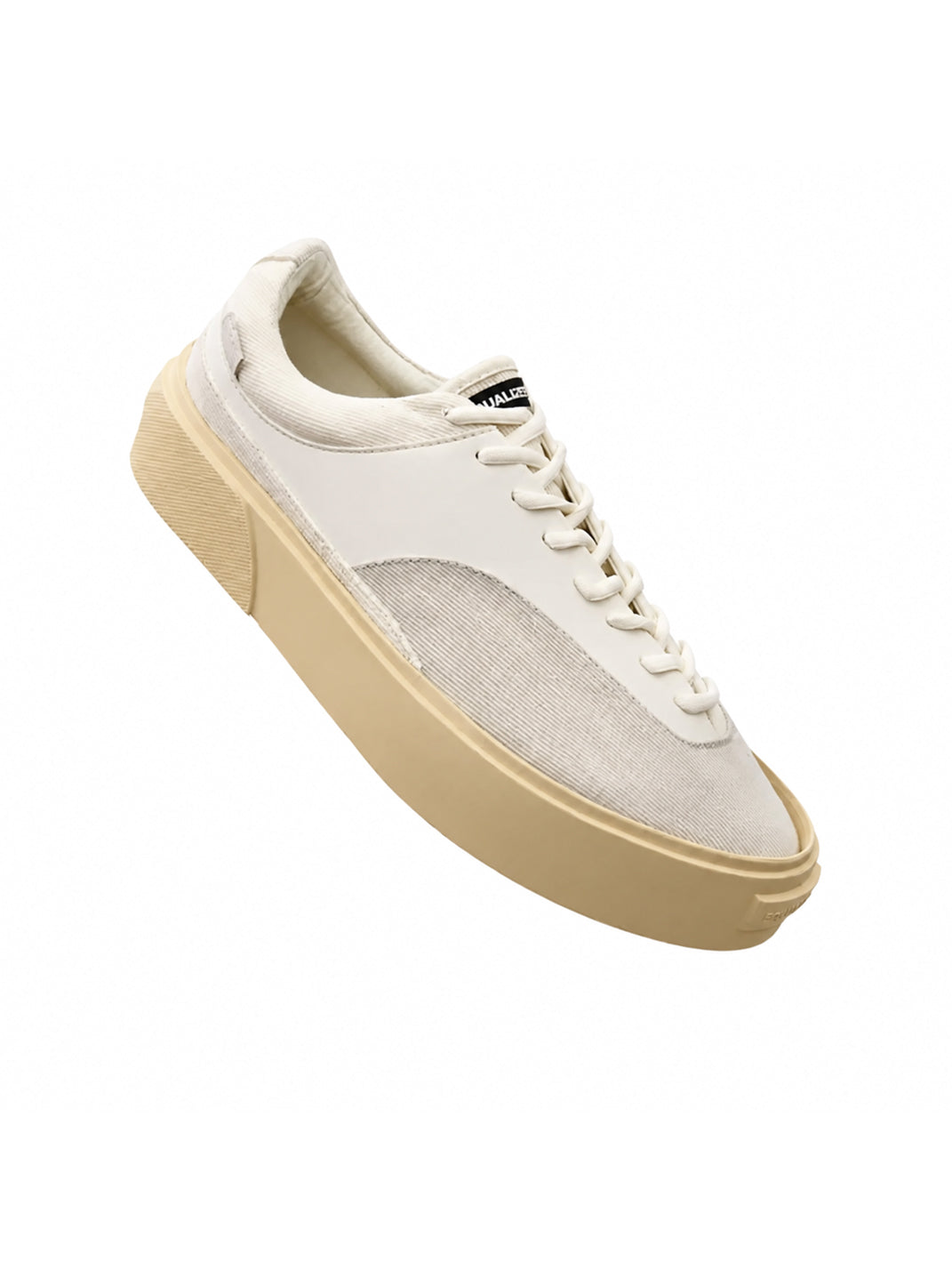 FAULT22 Neutral Platform Canvas Trainers - View 6