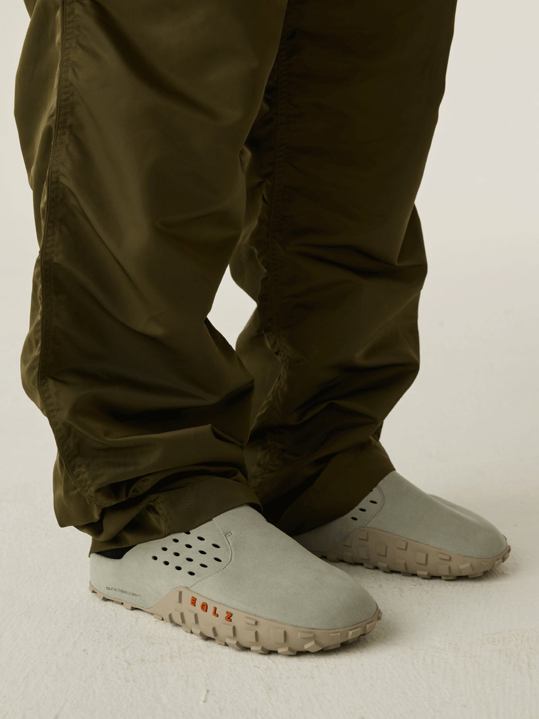 Perforated Wide-Fit Suede Support Mules - View 2