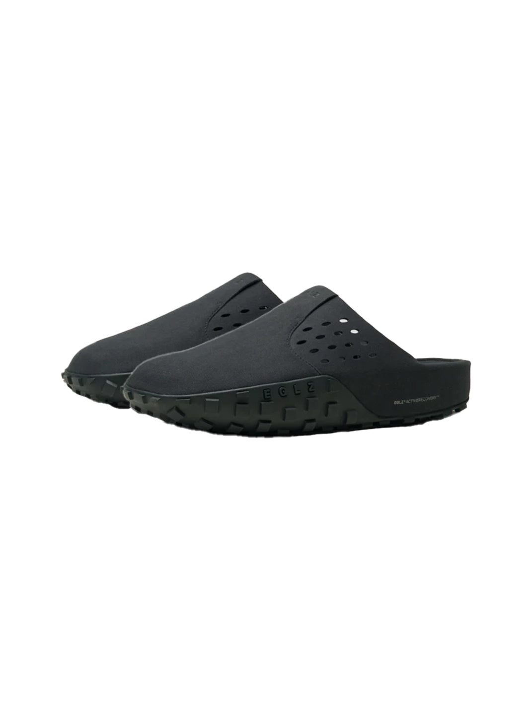 Perforated Wide-Fit Suede Support Mules - View 10