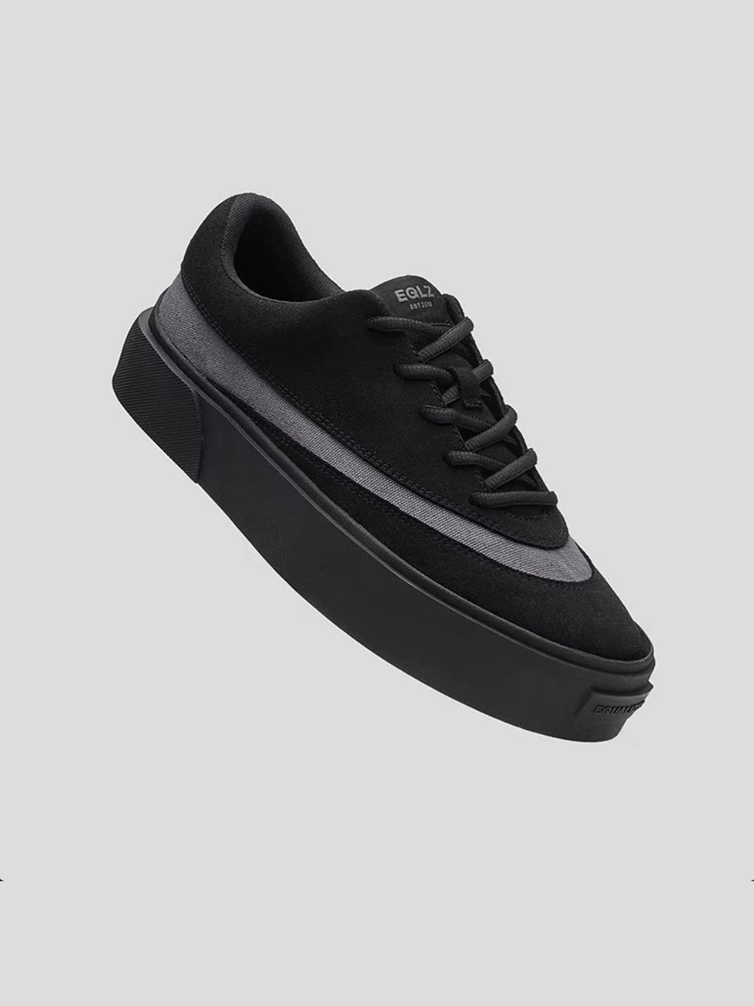 FAULT Suede Colorblock Platform Trainers - View 9