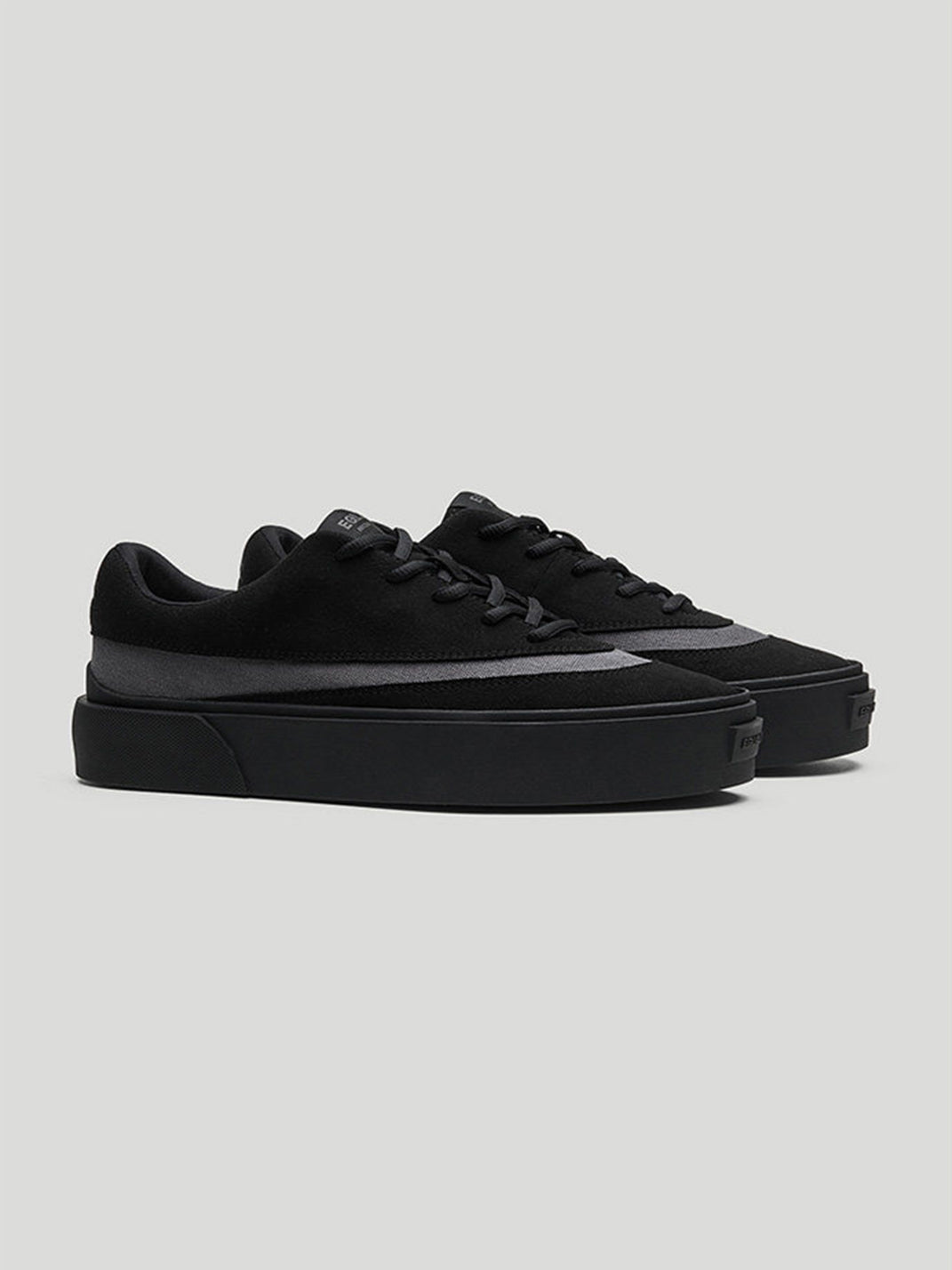 FAULT Suede Colorblock Platform Trainers - View 12