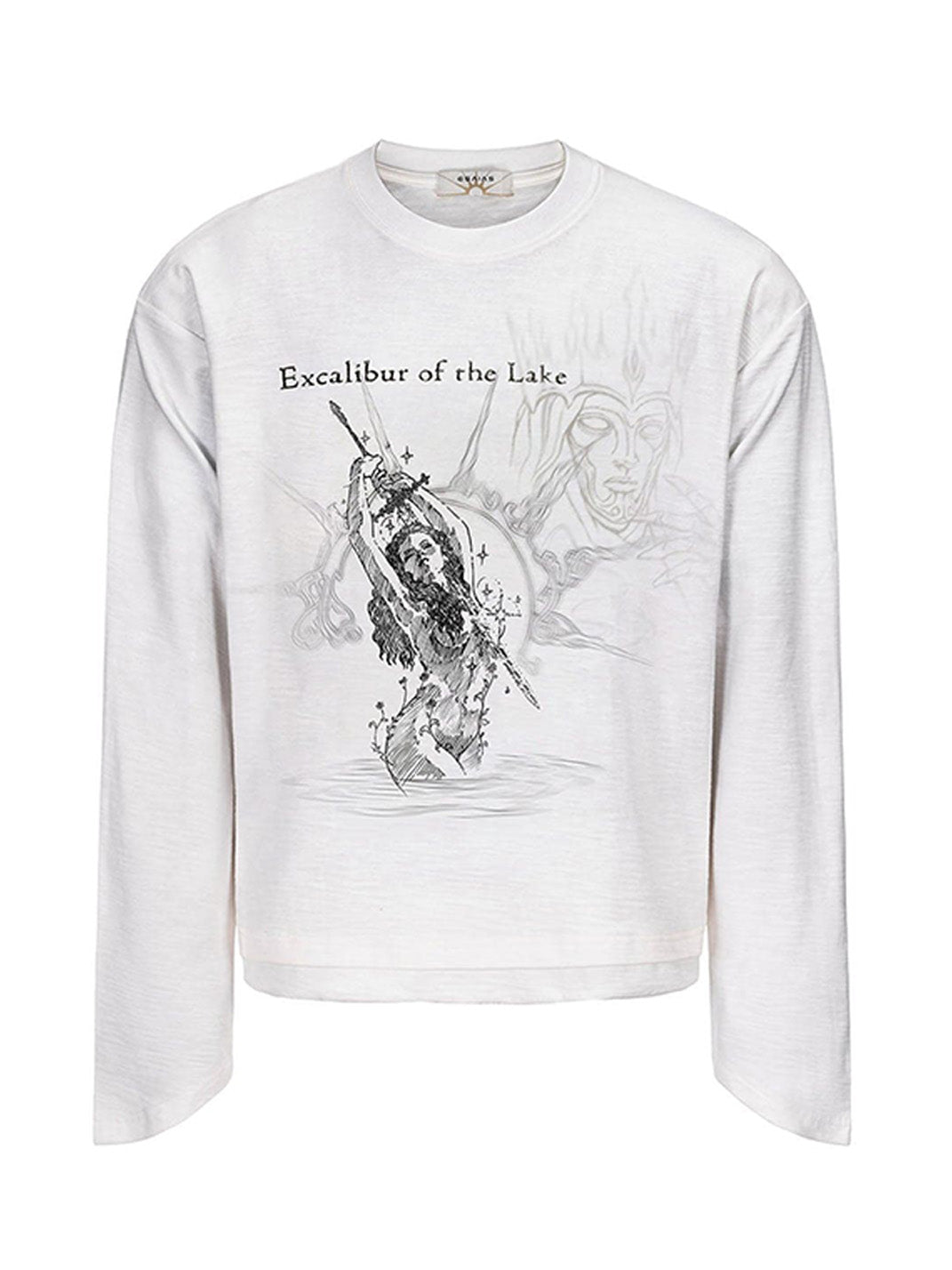 Excalibur Graphic Tapered-Cuff Long-Sleeve Tee