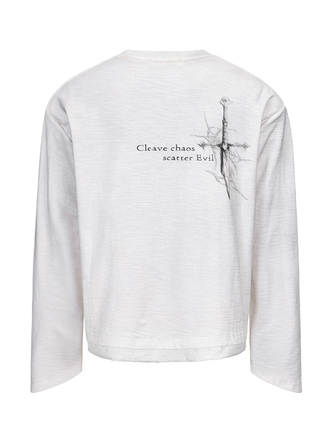 Excalibur Graphic Tapered-Cuff Long-Sleeve Tee - View 5