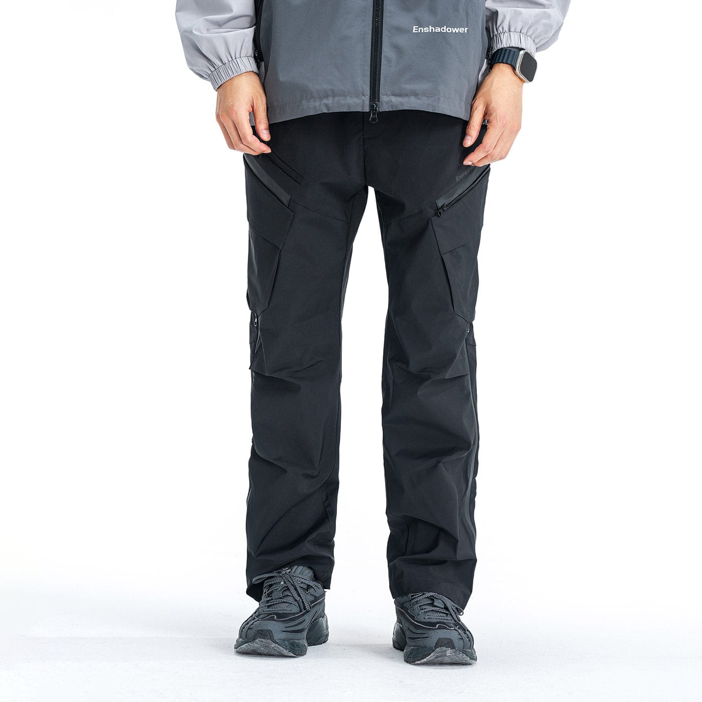 Water-Proof Crinkled Cargo Ski Pants