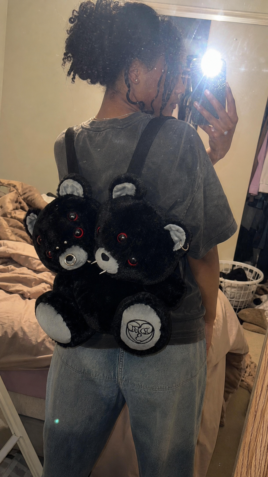 Urban Adventures Mini Evil Bear Backpack UGC bedroom mirror