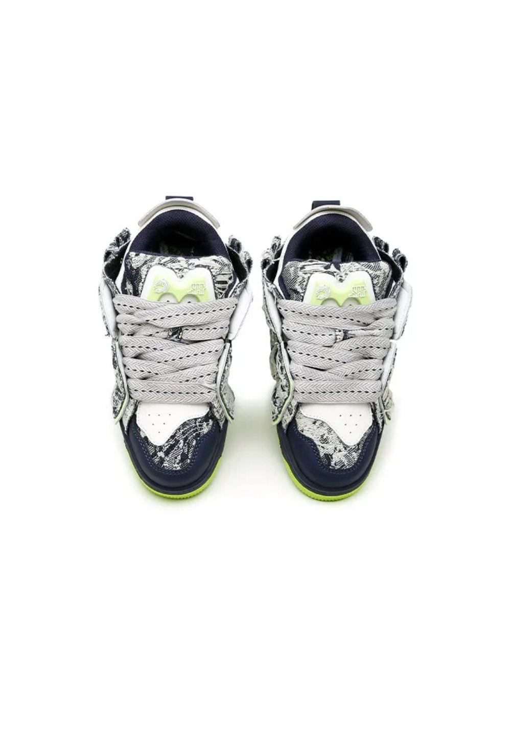 Blue Whirlwind Duotone Skate Sneakers