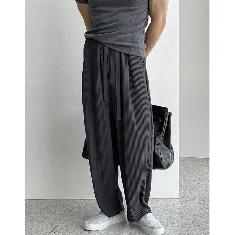 Drawstring Drape Retro Pants