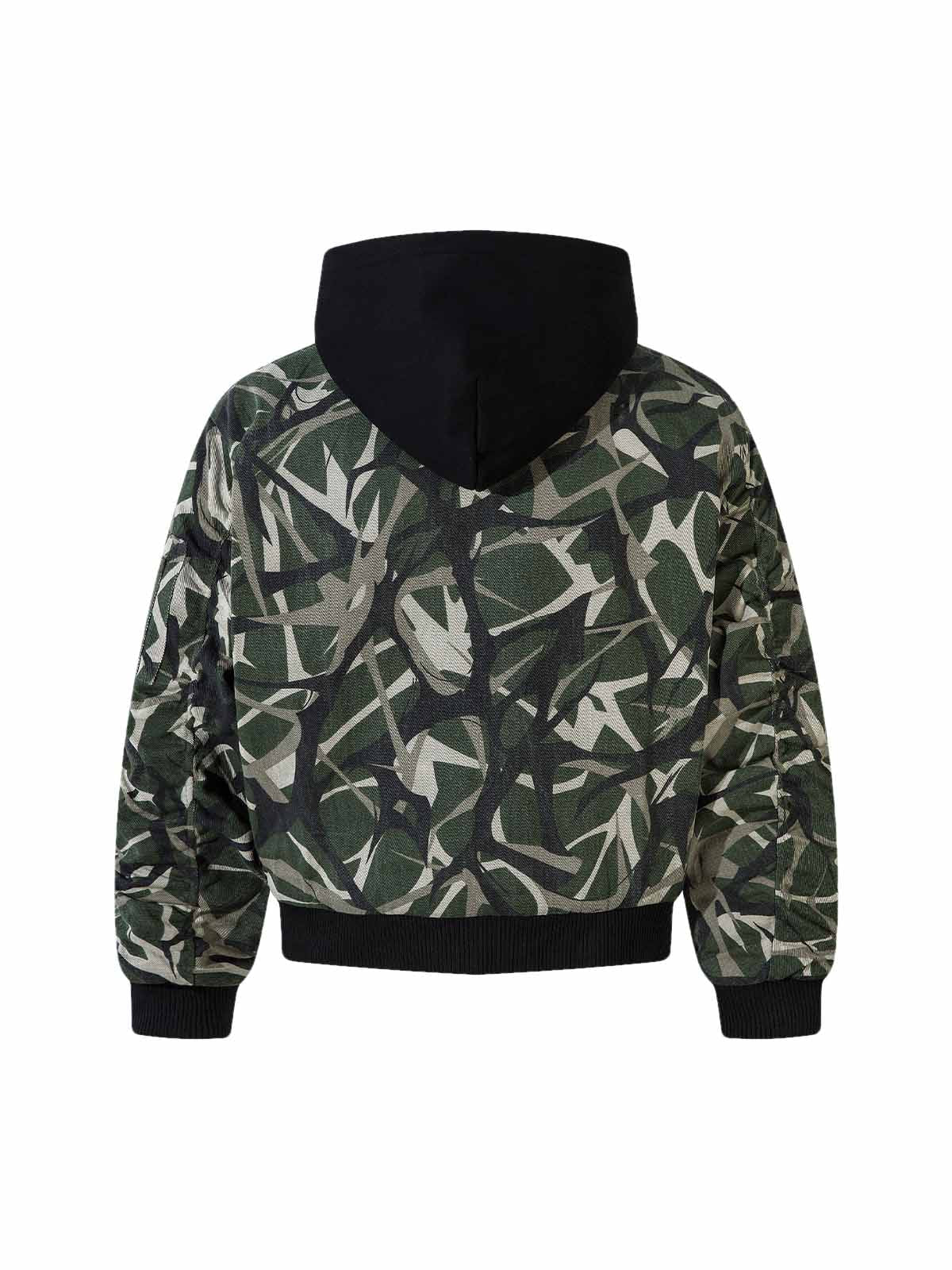 Camo Layered Hoodie Track Set