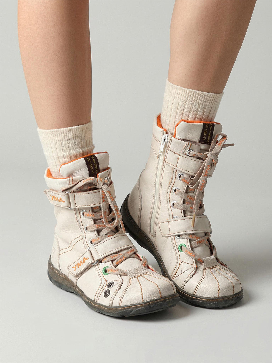 Fleece-Lined Hand-Stitched Mid-Calf Boots - View 17