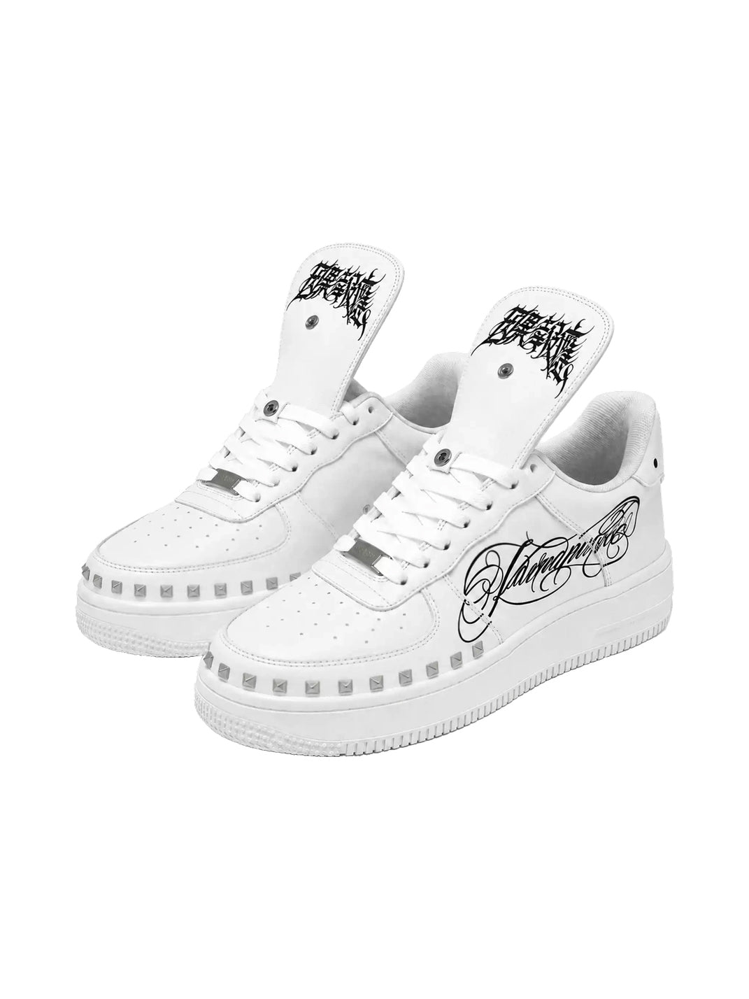 Foldover-Tongue Leather Chunky Low-Top Sneakers - view 5