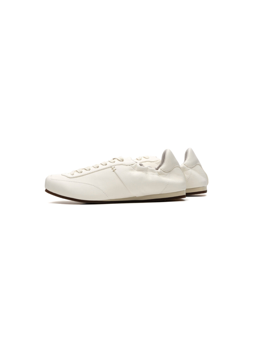 Ribbon-Laced Low-Profile Retro Trainers