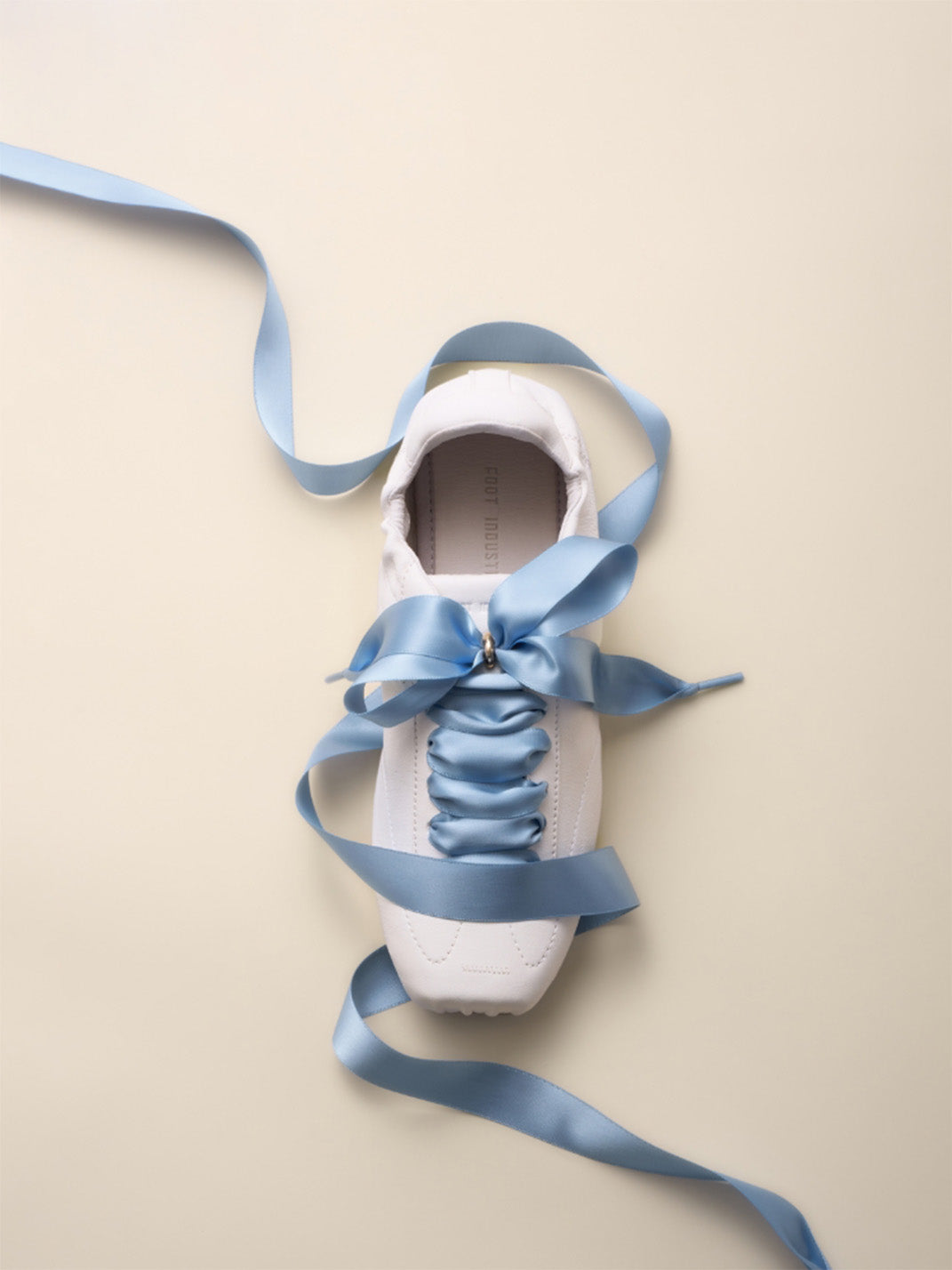 Ribbon-Laced Low-Profile Retro Trainers - View 7
