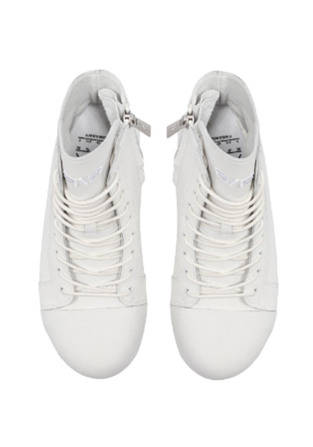 Open-Heel Leather High-Top Boots - View 7
