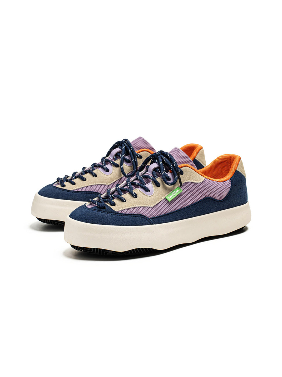 Morandi Colorblock Platform Sneakers - View 4