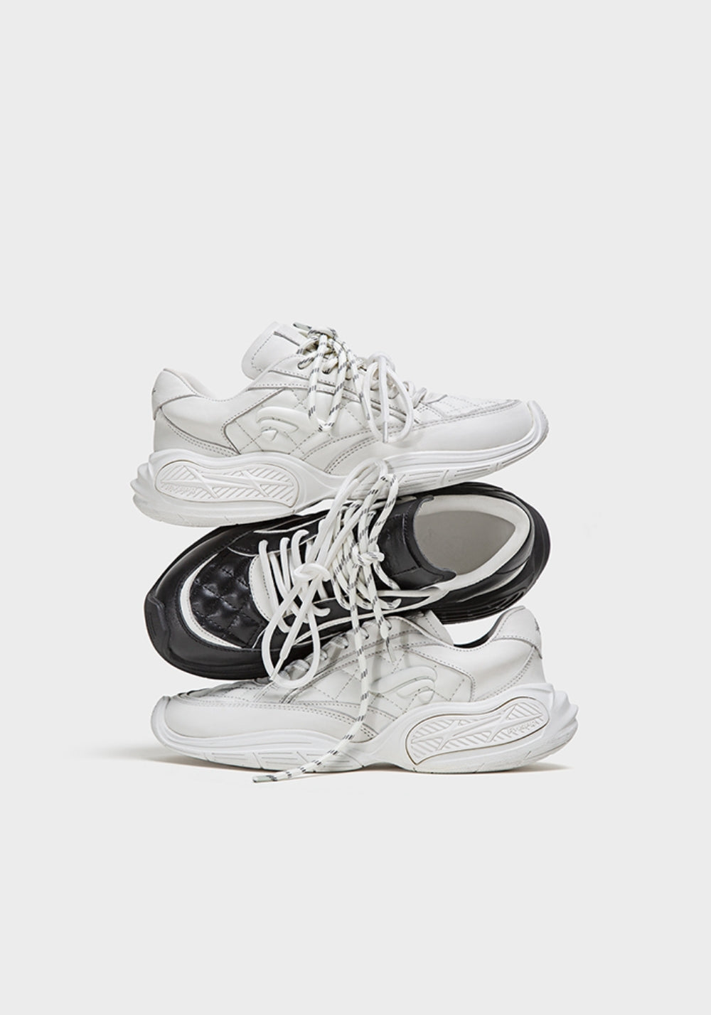 Quilted-Panel Low-Profile Sport Sneakers - View 10