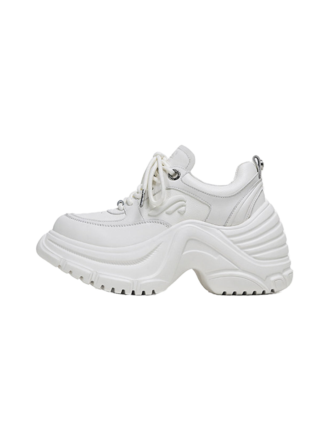Sculpted-Wave Chunky Dad Sneakers