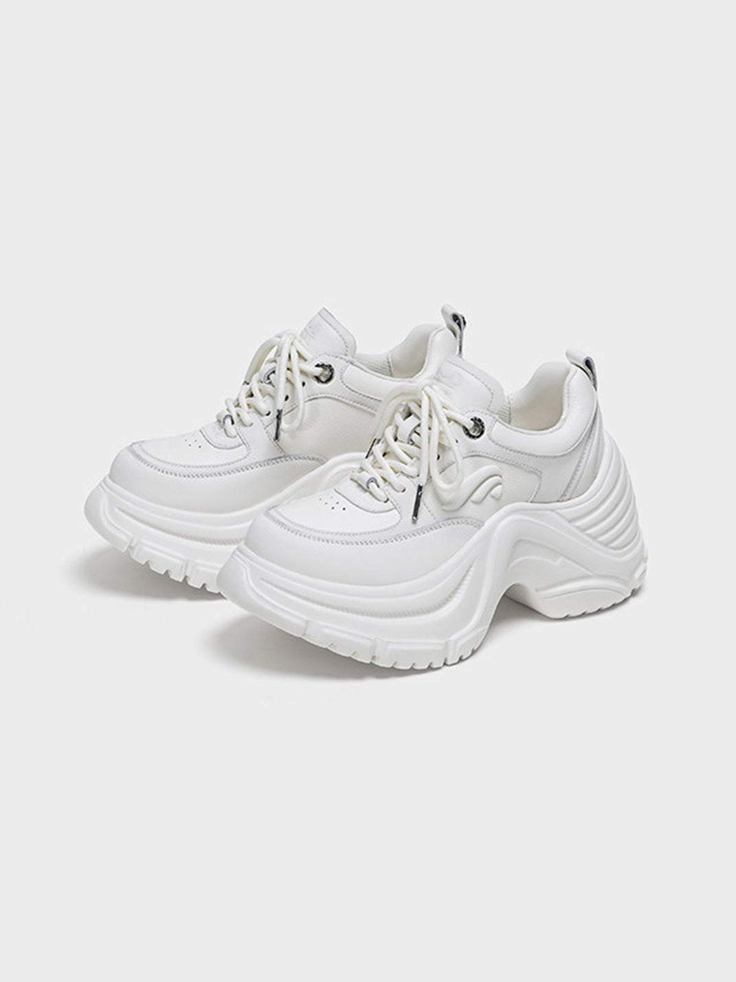 Sculpted-Wave Chunky Dad Sneakers - View 8