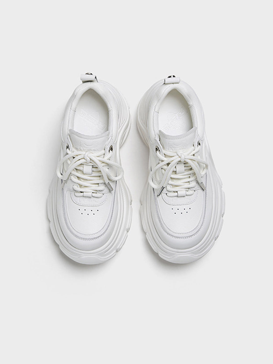 Sculpted-Wave Chunky Dad Sneakers - View 9