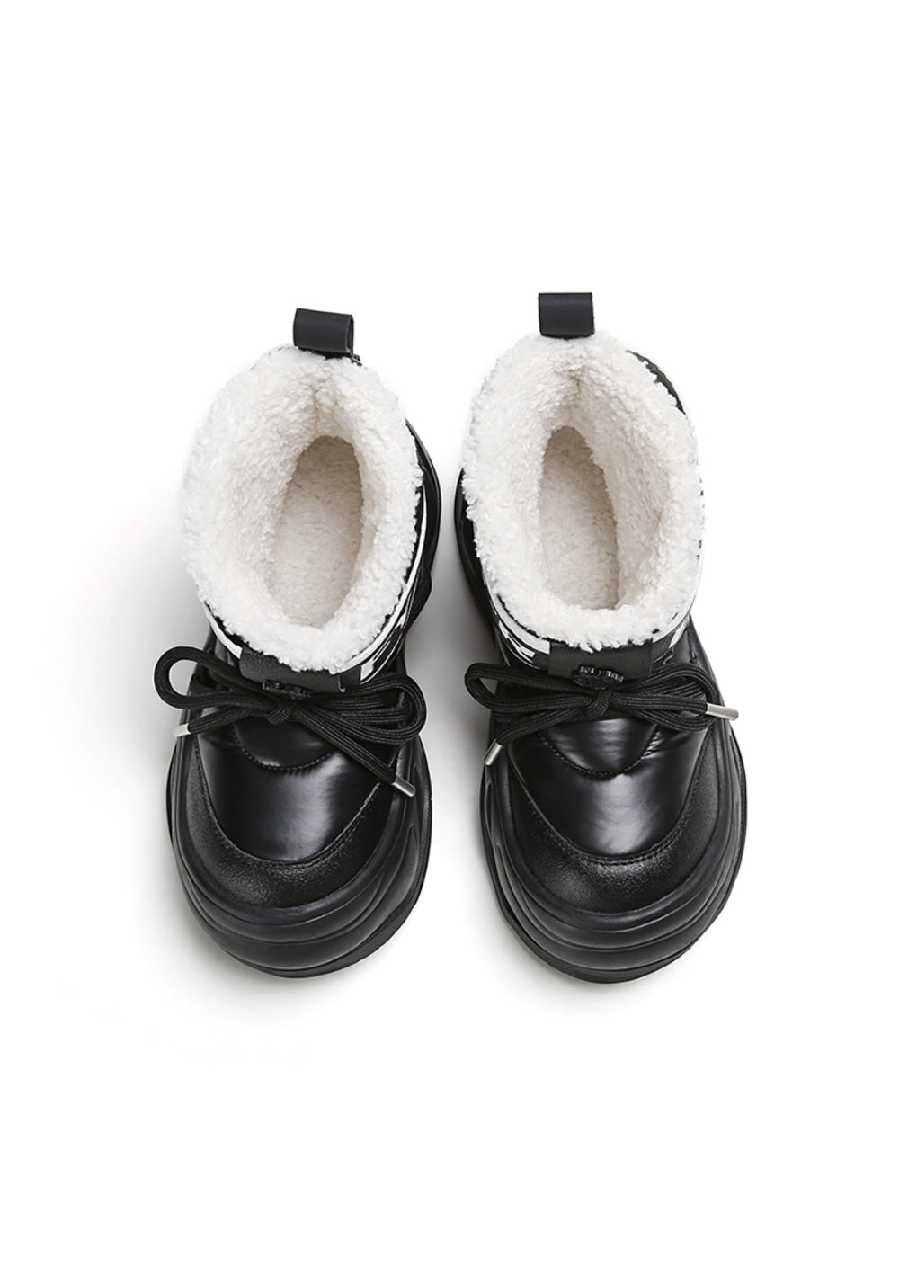 Faux-Fur Waterproof Chunky Moon Boots - View 6