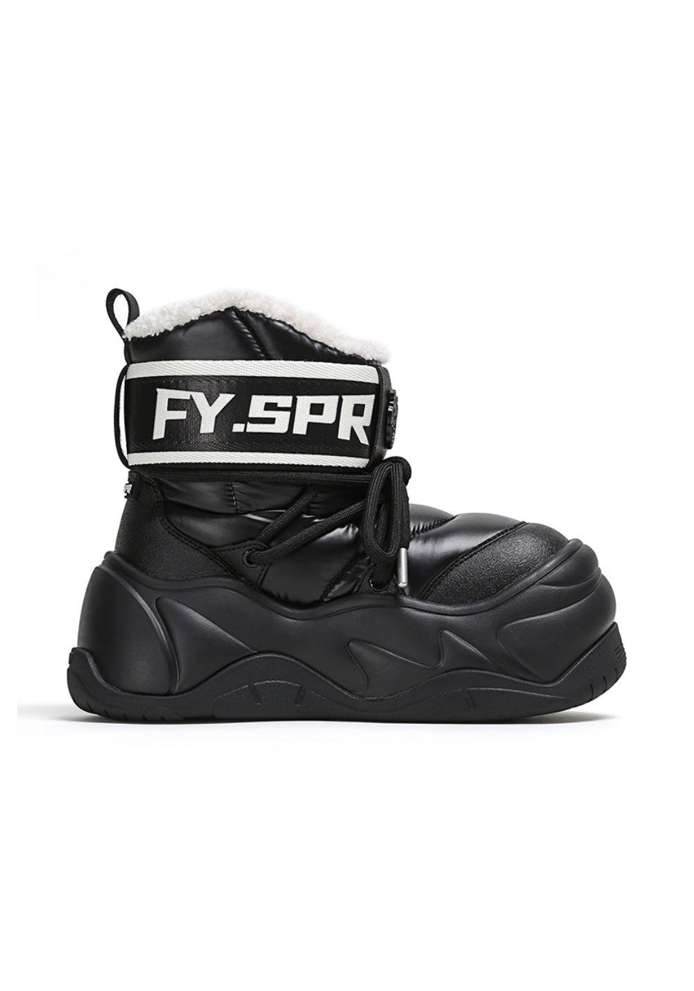 Faux-Fur Waterproof Chunky Moon Boots - View 8