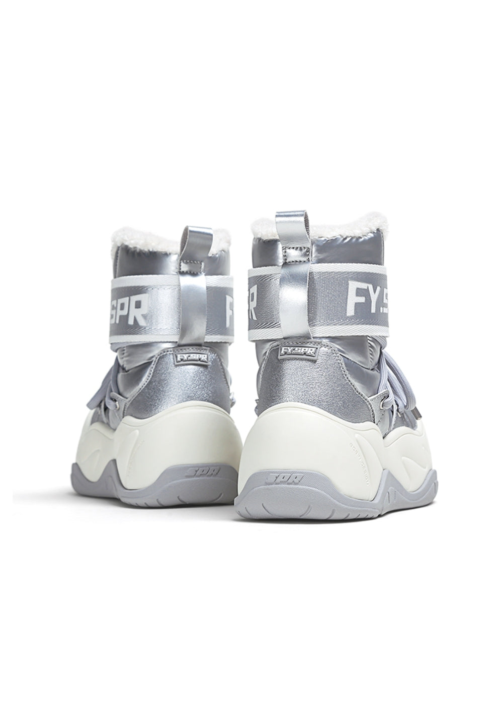 Faux-Fur Waterproof Chunky Moon Boots - View 13