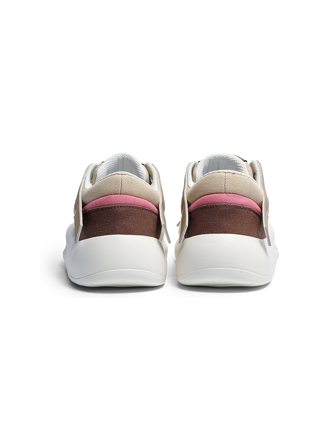 Geometric Panel Platform Runner Sneakers - View 27