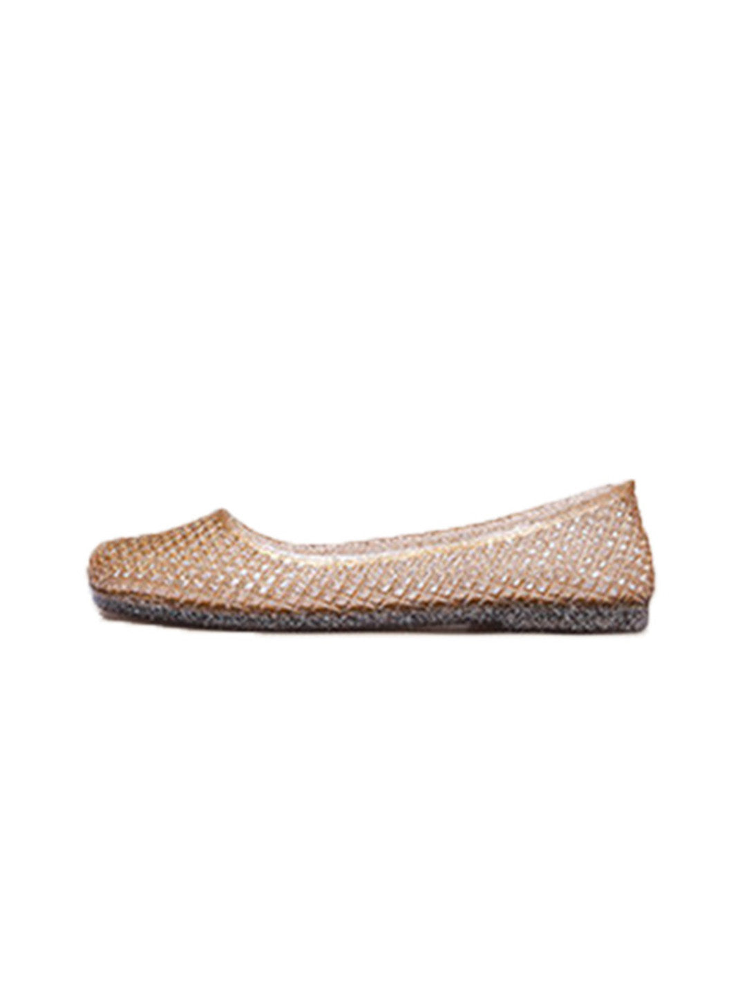Glitter Mesh Jelly Ballet Flats - View 8