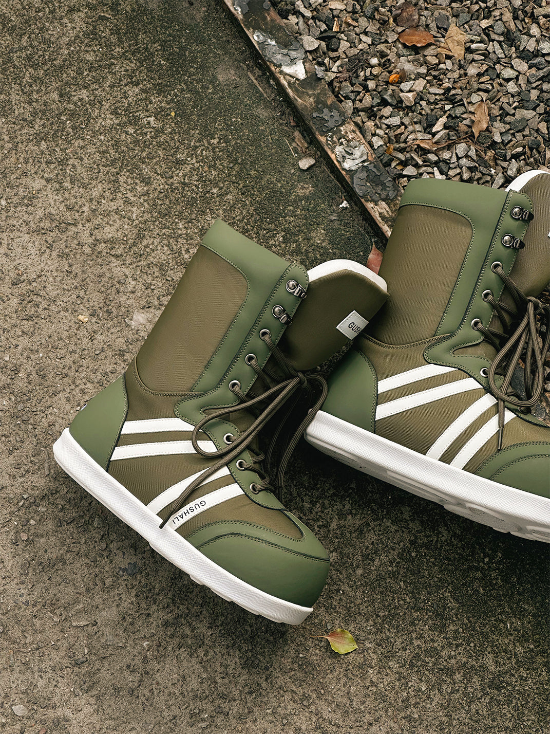 Fleece-Lined Graphic Lace-Up Snow Boots - View 12