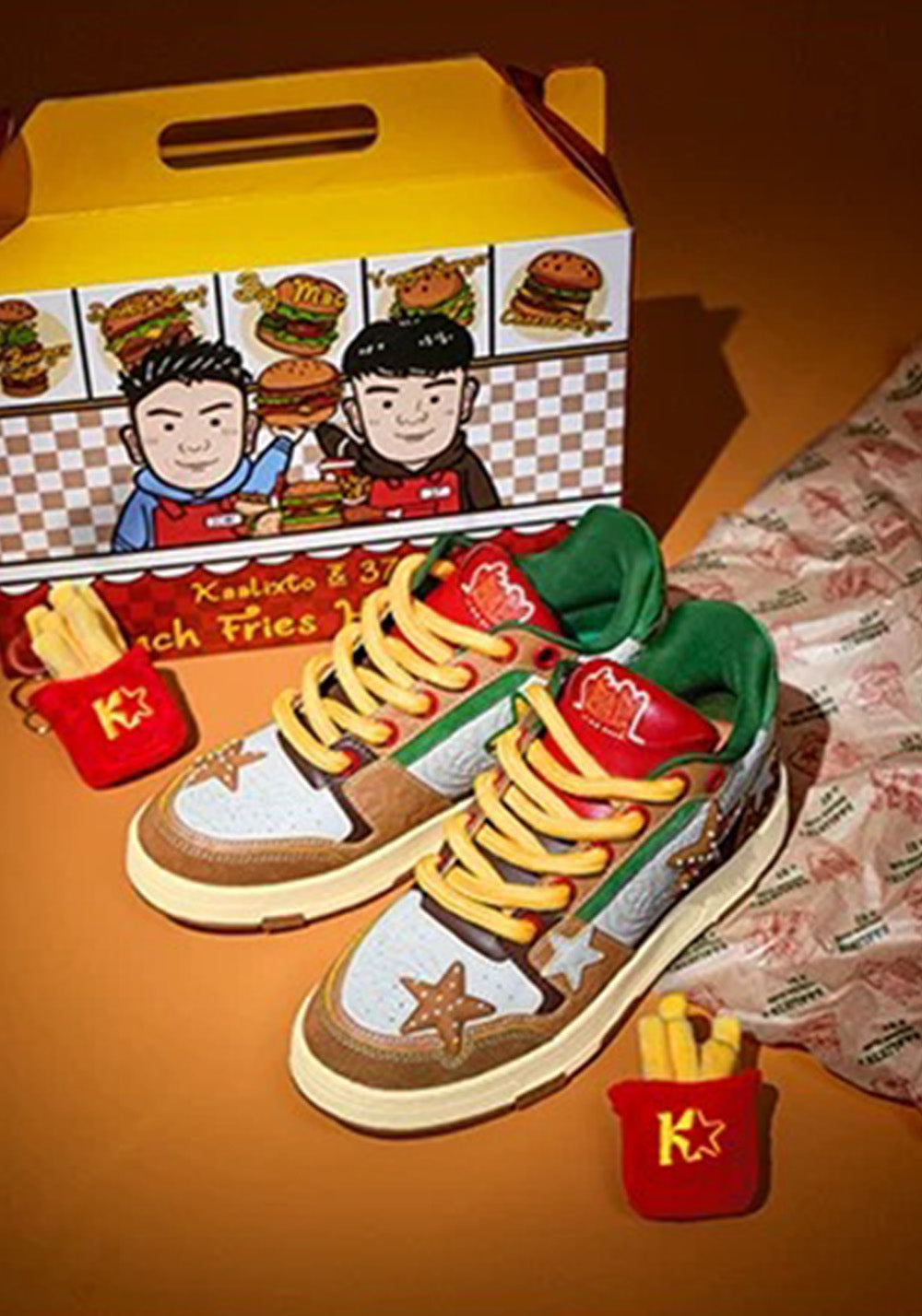 Hamburger Star High-Top Sneakers - View 7
