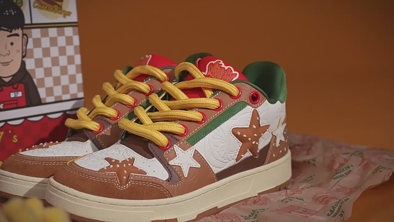 Hamburger Star High-Top Sneakers - View 8