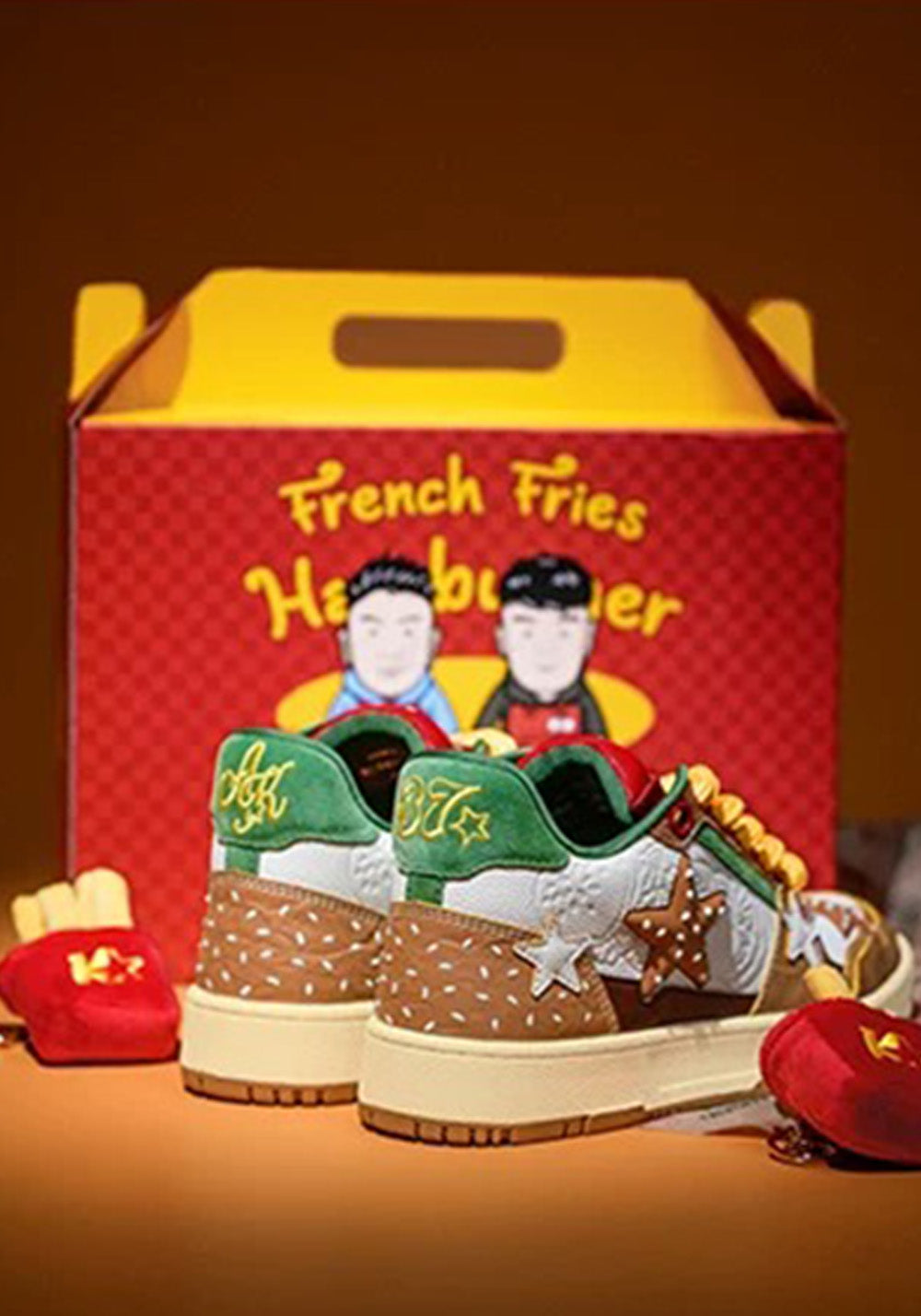 Hamburger Star High-Top Sneakers - View 11