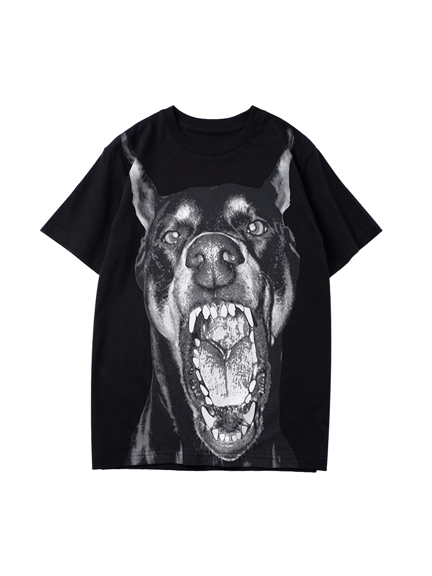 3D Doberman Graphic Street Tee