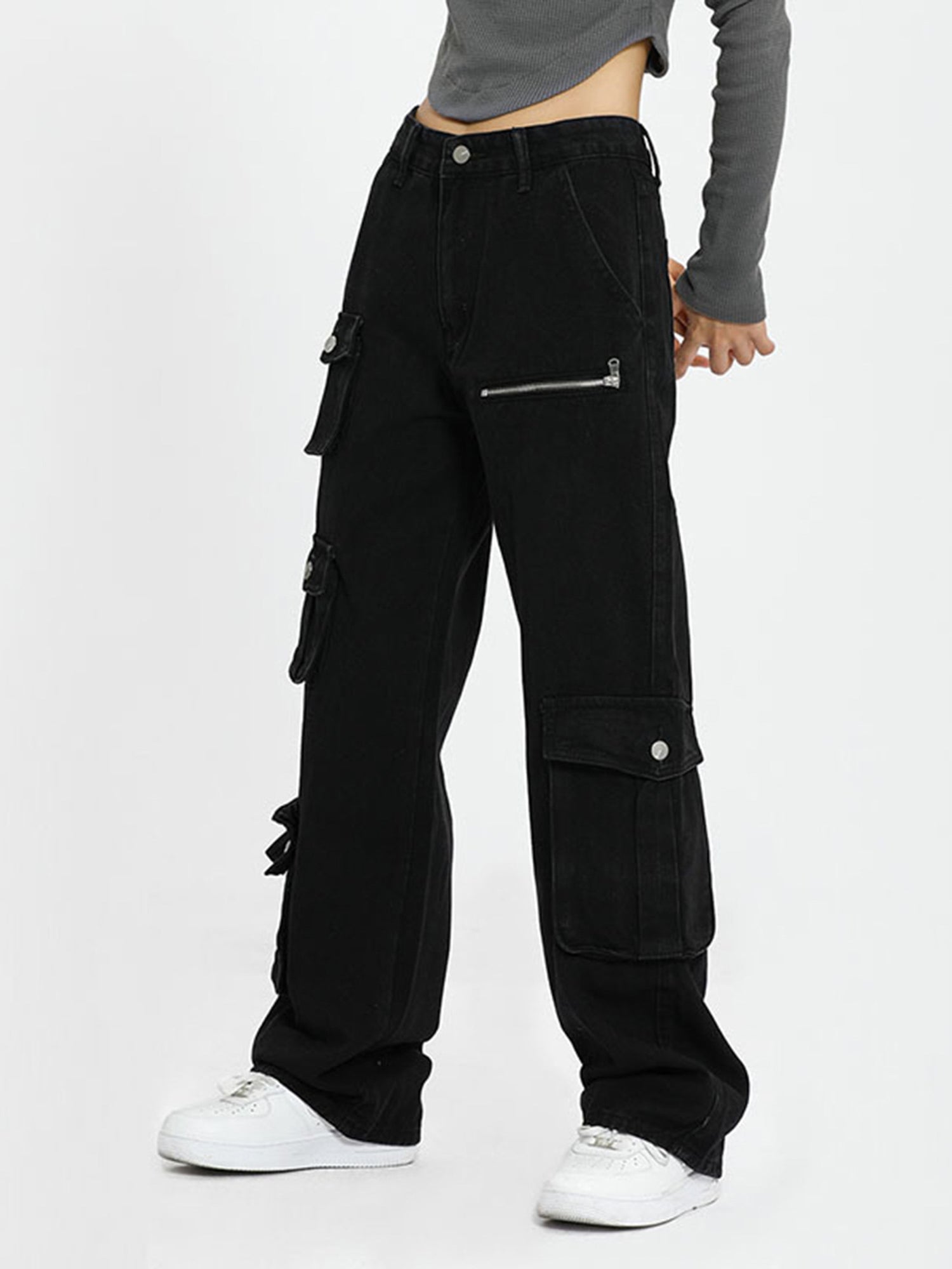 Utility Cargo Pants with Multiple Pockets