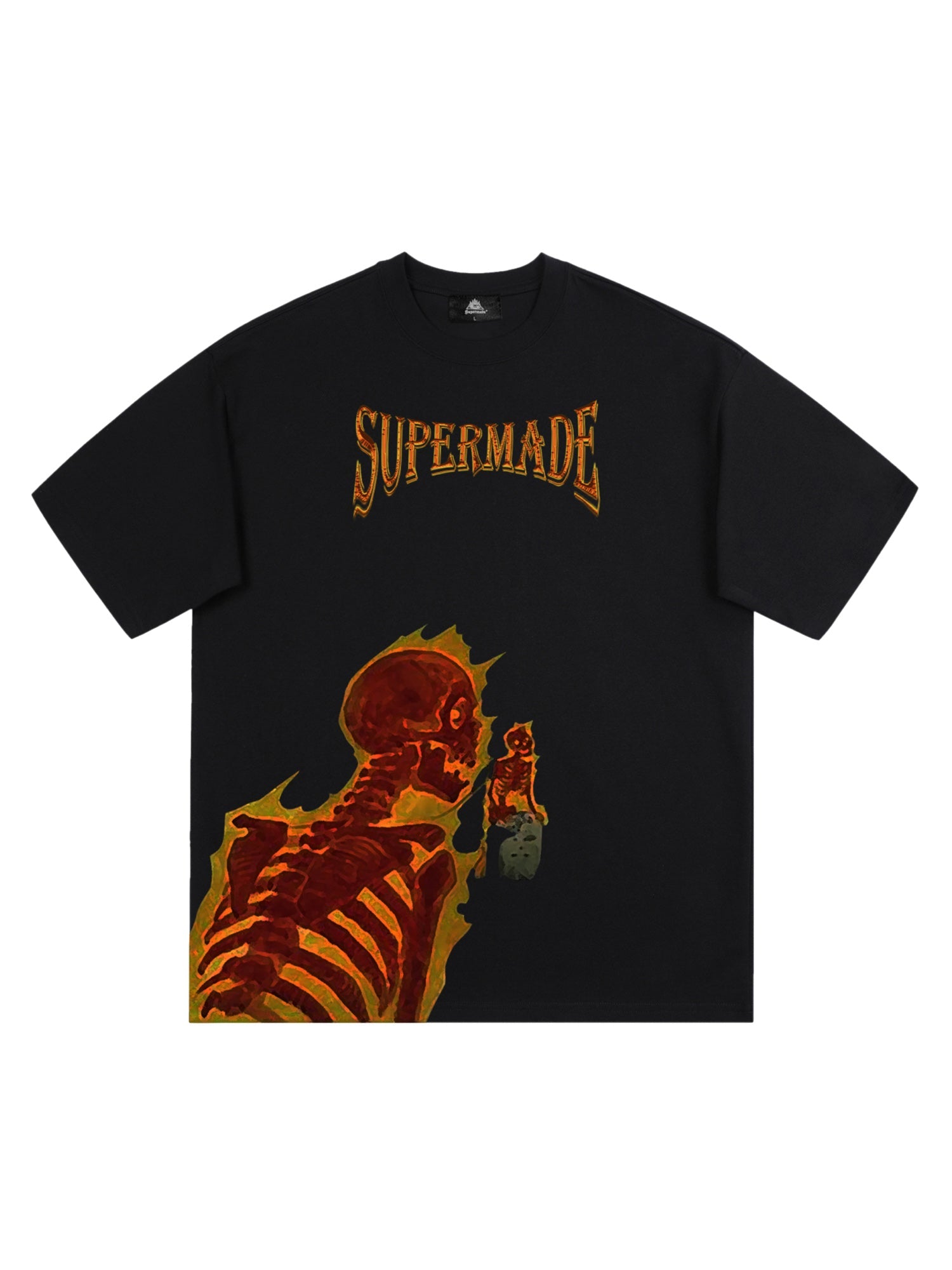 Thesupermade Printed Skull T-shirt