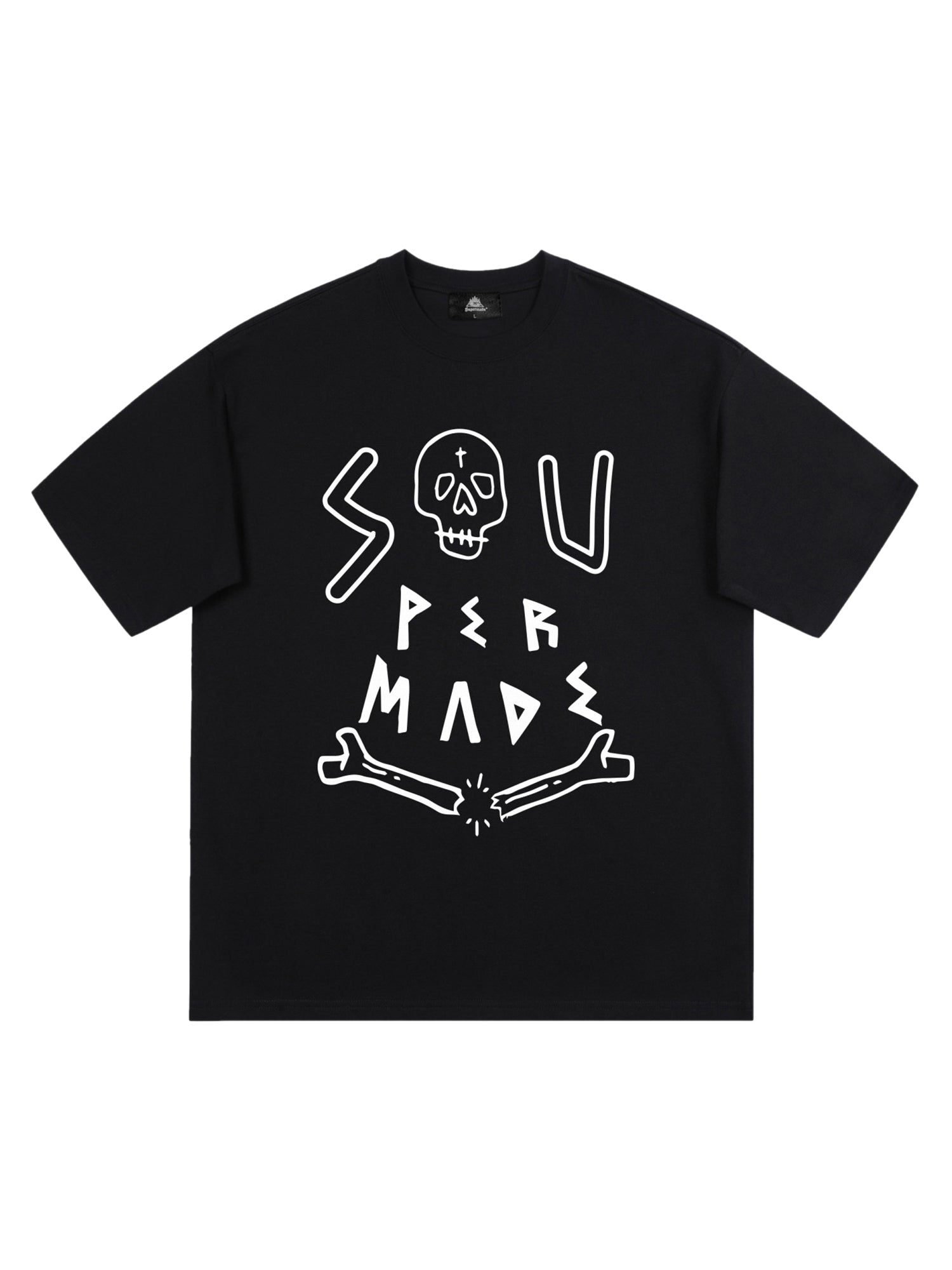 Thesupermade Skull Print T-shirt - 1991