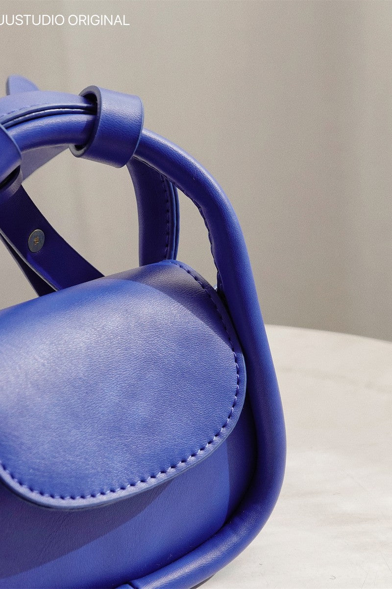 Lipstick Mini Saddle Crossbody Bag