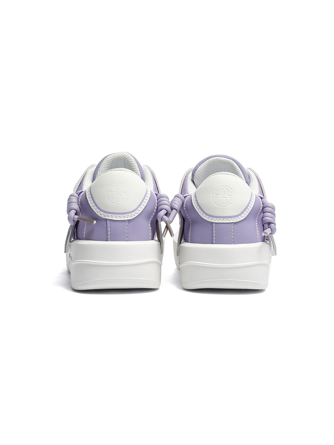 Ivory Buckle-Lace Platform Sneakers - View 14