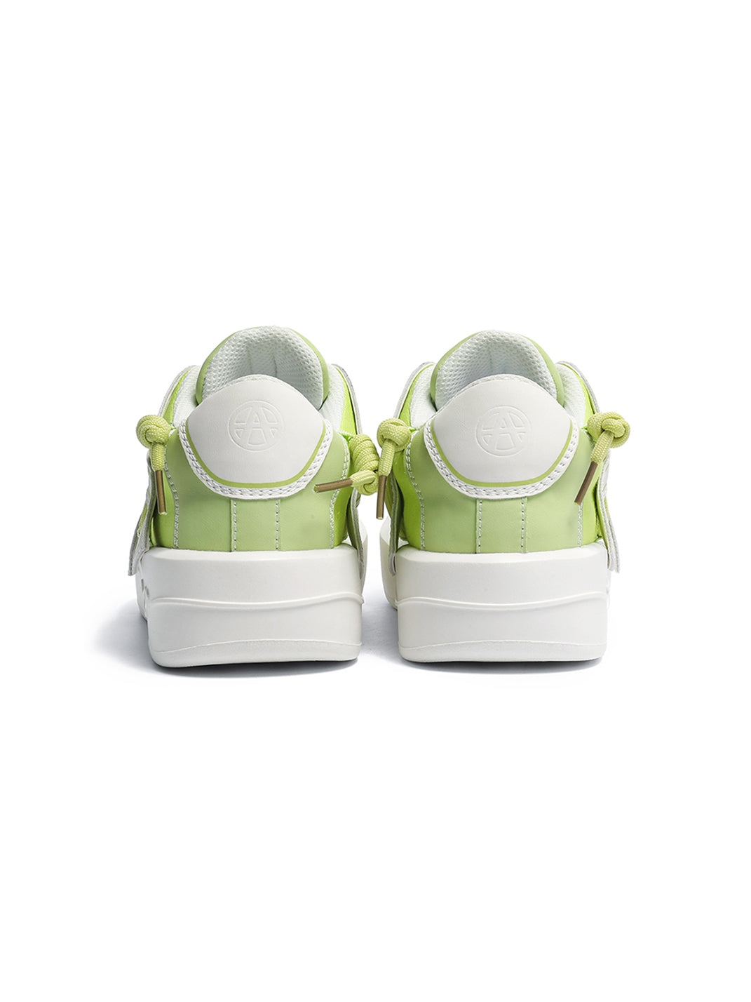 Ivory Buckle-Lace Platform Sneakers - View 22