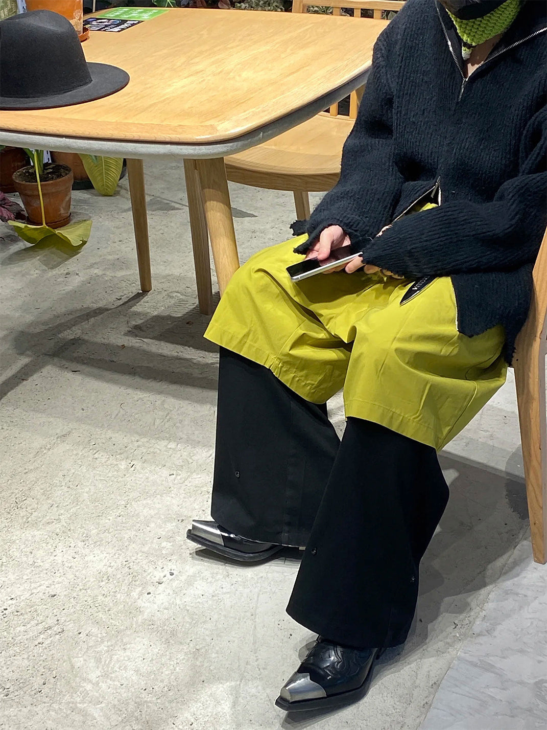 Metallic-Toe Block-Heel Chelsea Boots - View 3