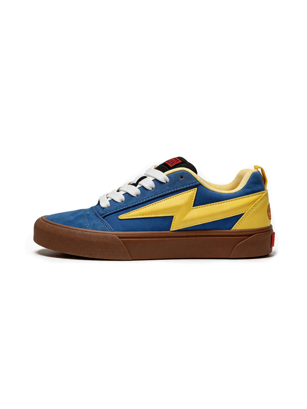 Lightning-Bolt Colorblock Skate Sneakers