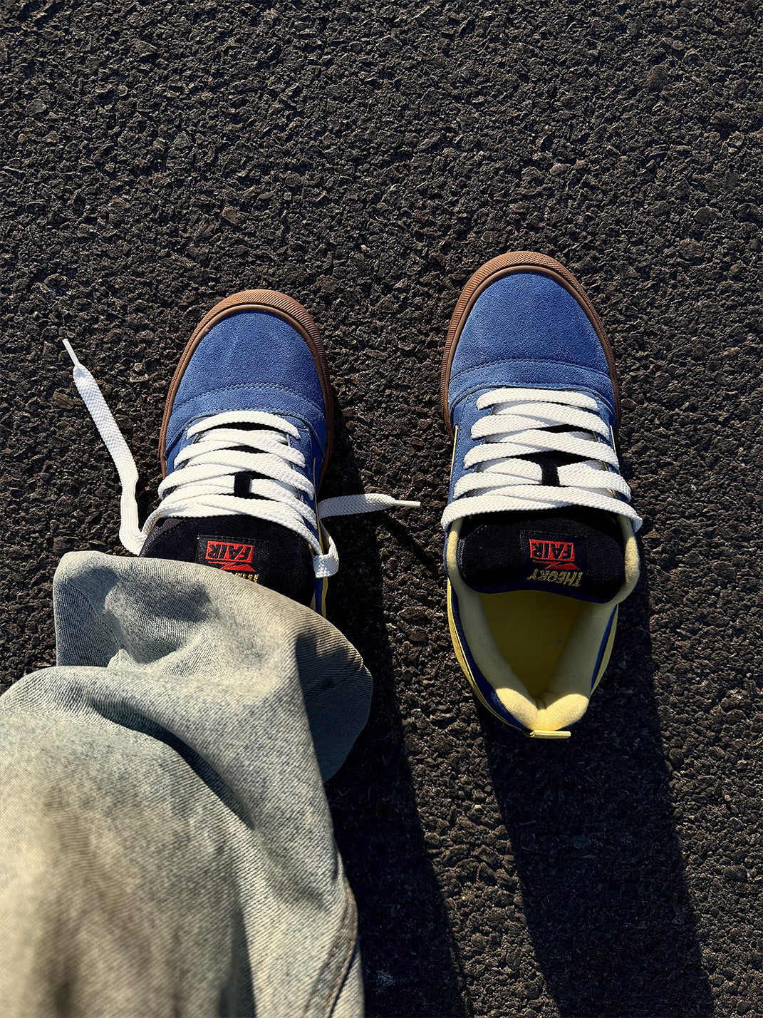 Lightning-Bolt Colorblock Skate Sneakers - View 5