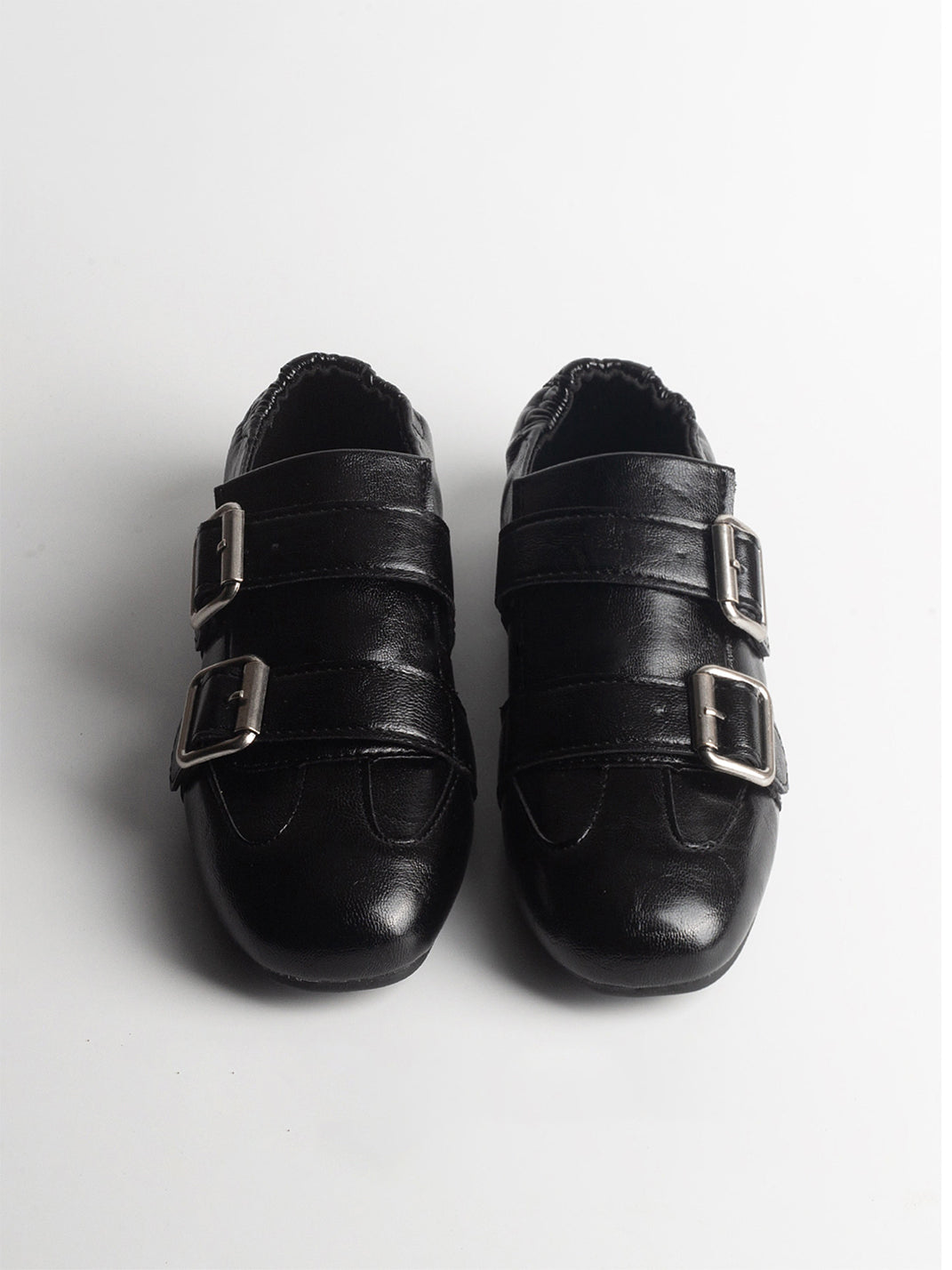 Convertible Triple-Strap Leather Loafers - View 5