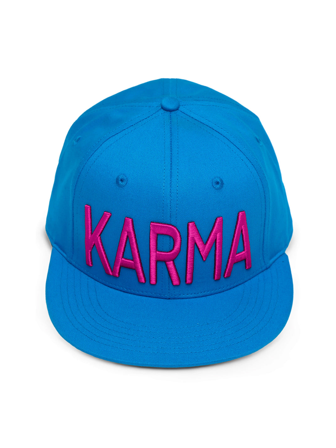 Embroidered Letter Structured Flat-Brim Cap - View 10