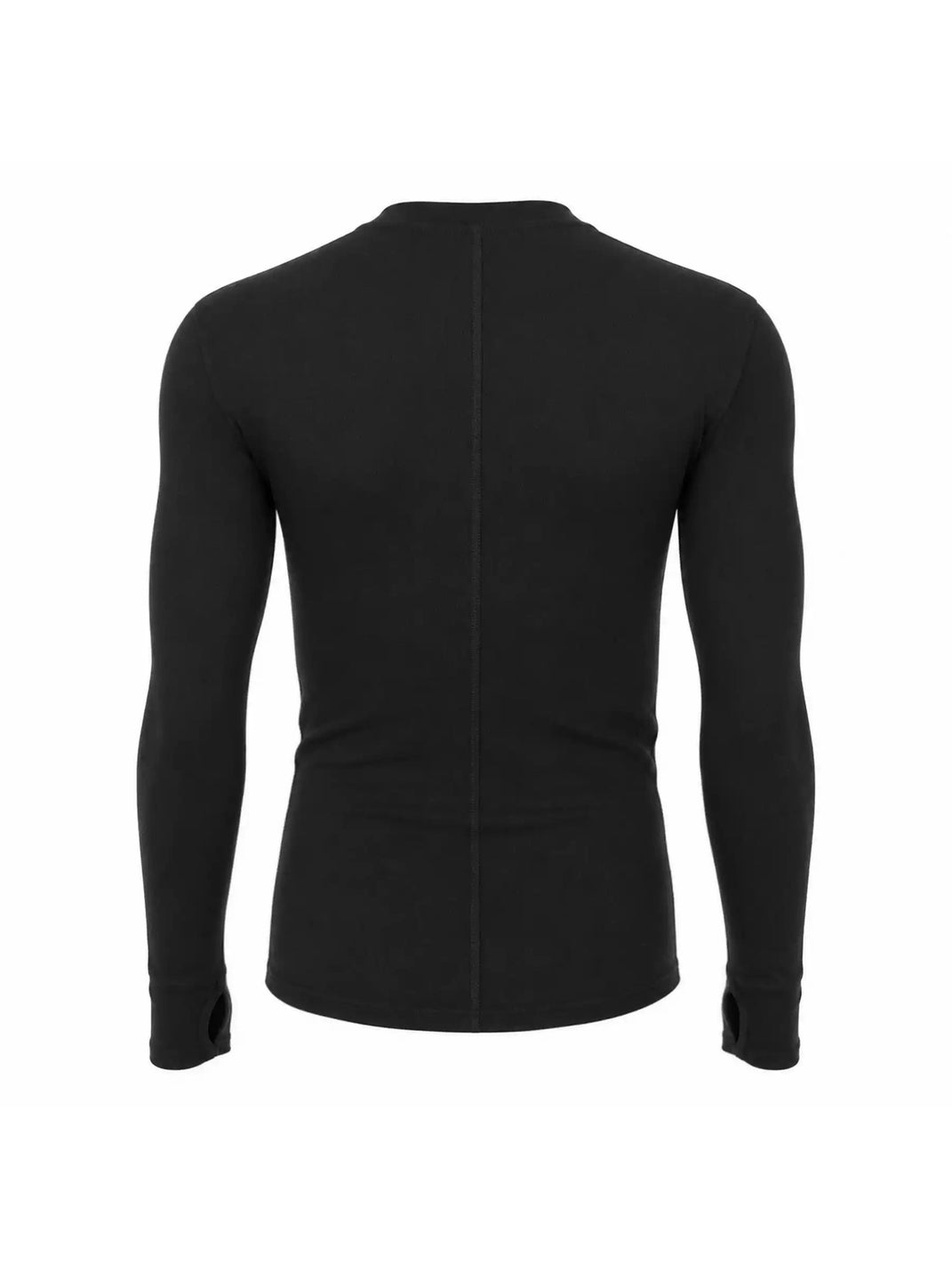 Vertical-Logo Thumbhole Long-Sleeve Top - View 2